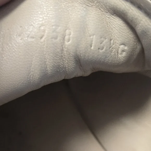 Gucci Black and Gold Studded Men's Sneakers - Picture 9 of 10